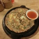 牡蠣のチヂミ風