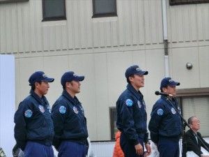 今年はブルーインパルスの方々も参加