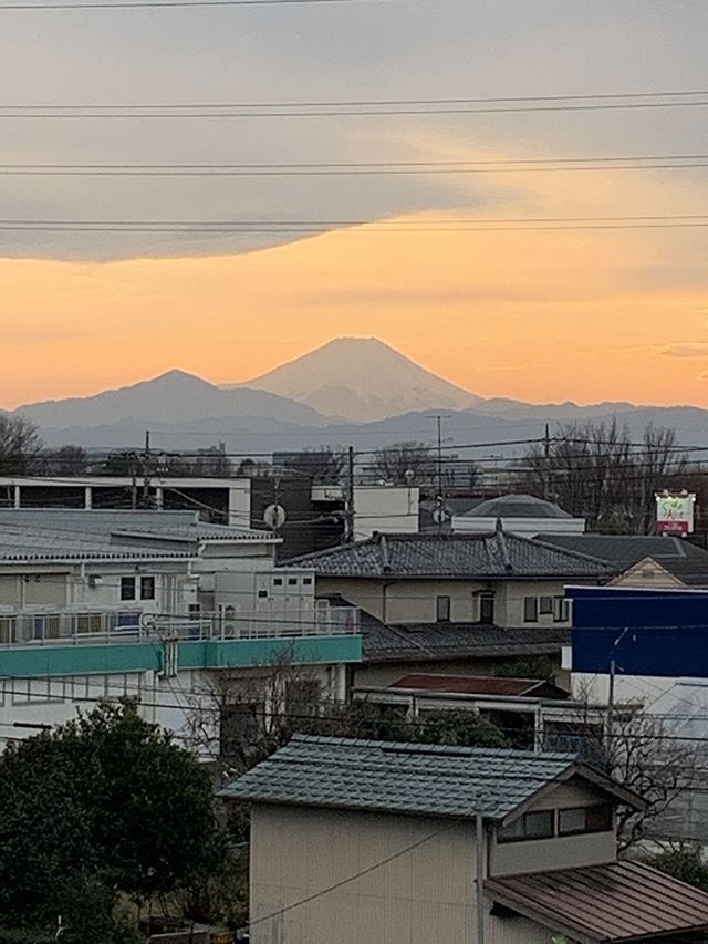 現場の富士山
