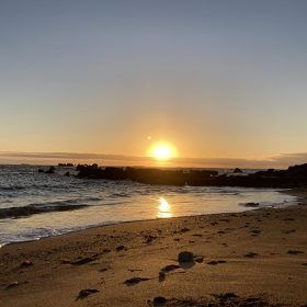 銚子市海鹿島海岸の日の出