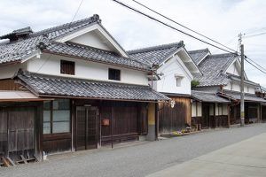 福住伝建地区の街並み