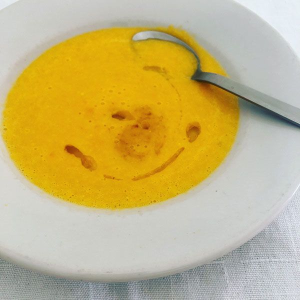 甘い野菜のスープ