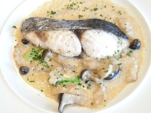 氷見港魚のオーブン焼き～秋のクリームソース～