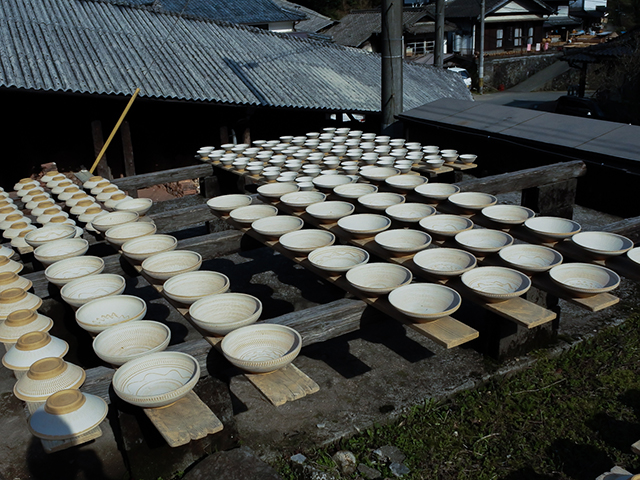 小鹿田焼の里