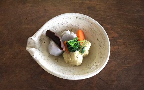 里芋と鶏団子の煮物