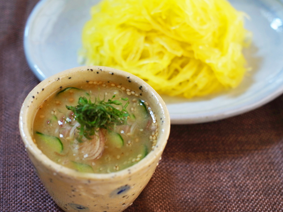 冷や汁 そうめんかぼちゃ