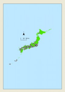 「日本のカメさがし」全国調査地点