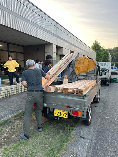 もう一度バラして能登へ運び出す