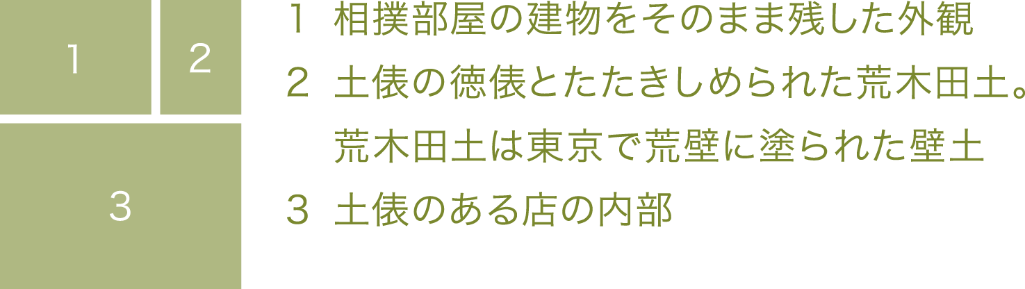 荒木田土の土俵のある料理店 割烹吉葉 全国版コラム 私のぬりかべ散歩 小林澄夫