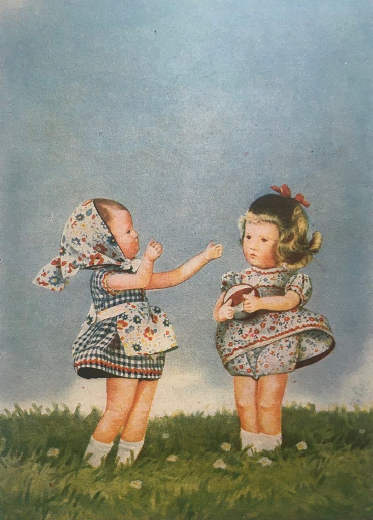ケーテ・クルーゼ人形の絵本より（1940年代）