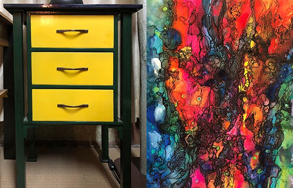 リブ・アート 木村通人・木村早苗「COLLABORATION 家具と絵画」