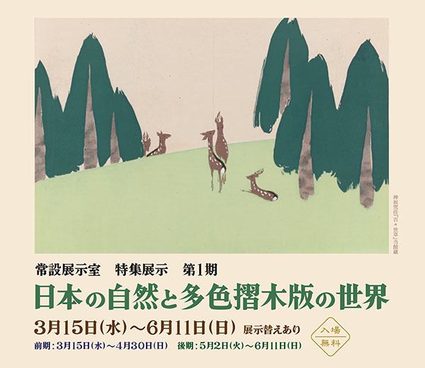 町田市立国際版画美術館 日本の自然と多色摺木版の世界_特別展示