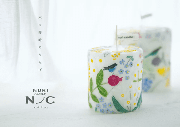 ちせ　nuri candle exhibition 木の芽時のうたげ