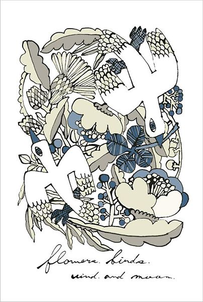 ヨロコビto　こうのかなえ展「flowers, birds, wind and moon.」