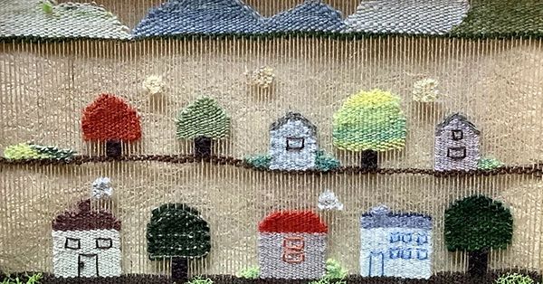 恵文社一乗寺店 《Gaffel VEV》絵を描くように織る織物展/VEV工房 幾々 田村津幾子