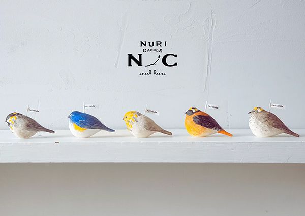 ちせ　nuri candle exhibition 木漏れ日にさえずり