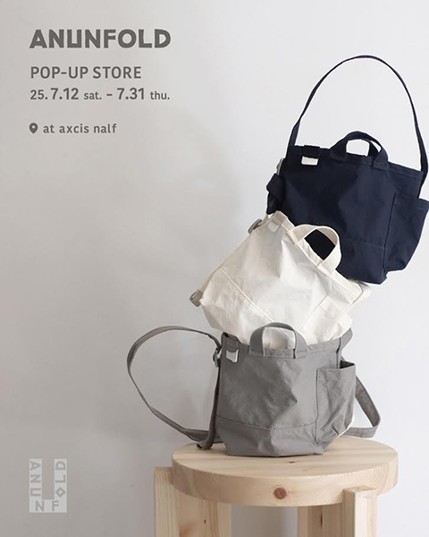 axcis nalf　ANUNFOLD POPUP STORE