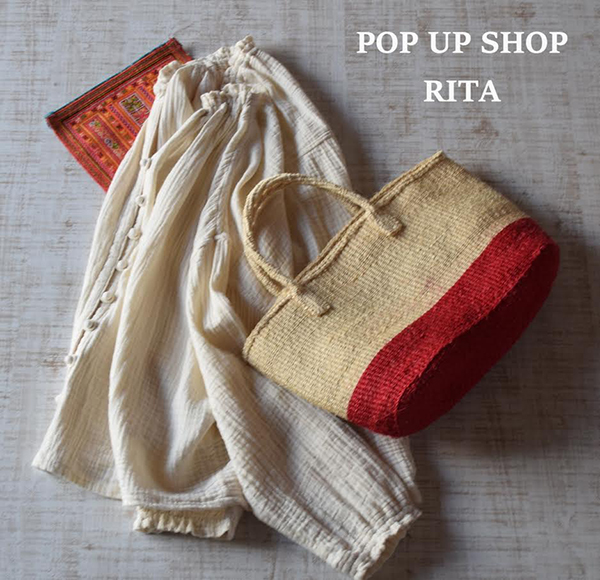 シサムコウボウ 京都・裏寺通り店　SISAM gallery＠KYOTO URADERA「RITA - 自然素材と手仕事にふれる旅 - 」