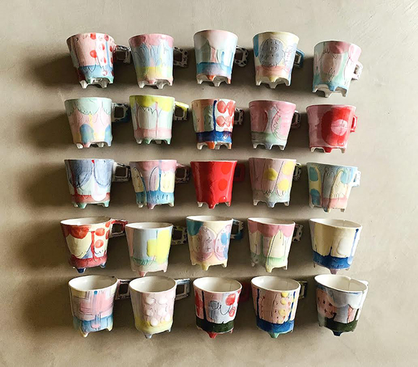 リブ・アート　岡田智恵陶展「chichin-pui-pui」
