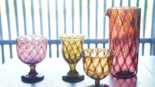 ヒロイグラススタジオ　花岡央 吹き硝子展