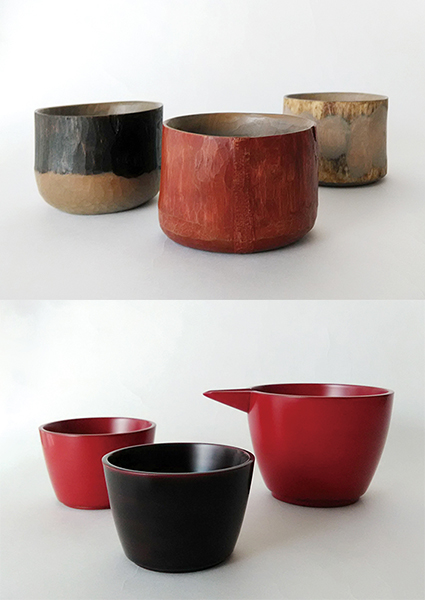 ギャラリーにしかわ　堀内亜理子・村上尚美　漆器展