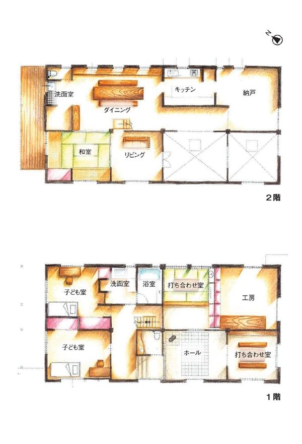  愛知県名古屋市 モデルハウス 勇建工業 平面図