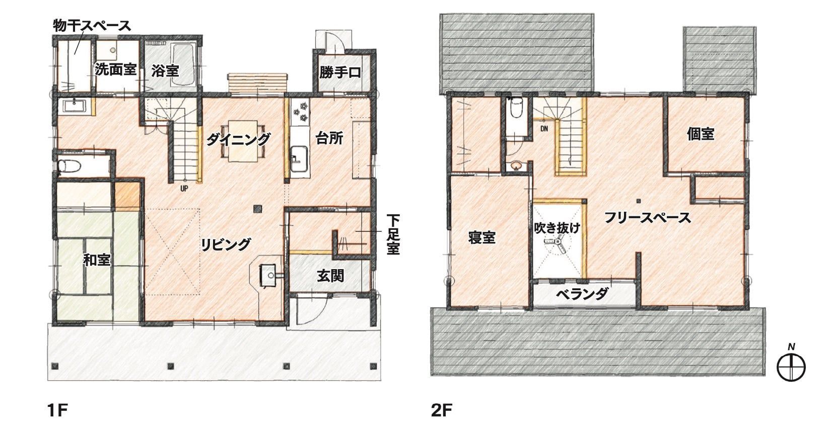 三重県太田市 松浪建設 モデルハウス 平面図