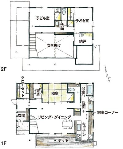 群馬県前橋市 注文住宅 小林建設 平面図