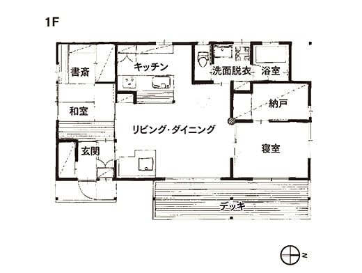 群馬県渋川市 注文住宅 オオガネホーム 平面図