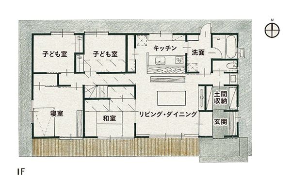 広島県東広島市 注文住宅 木ごころ 坂田工務店 平面図