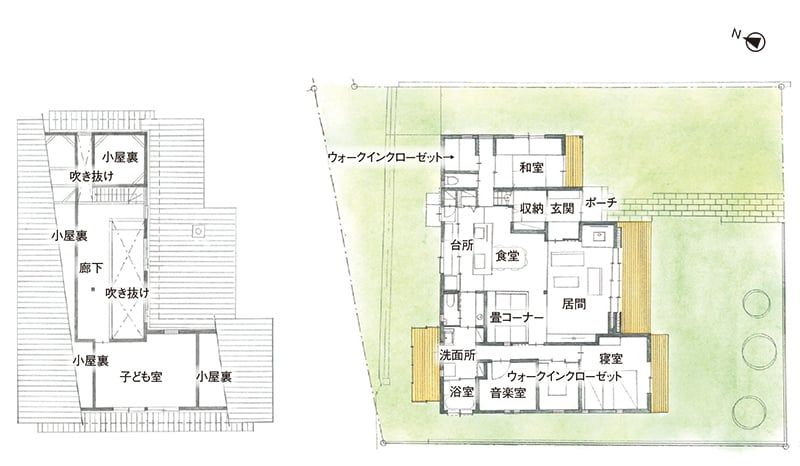 広島県東広島市 注文住宅 木ごころ 坂田工務店 平面図