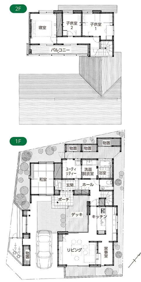 埼玉県北本市 注文住宅 蓮見工務店 平面図