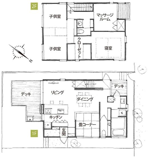 千葉県柏市 注文住宅 千葉工務店 平面図