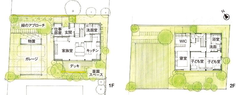 東京都 注文住宅　大丸建設　平面図