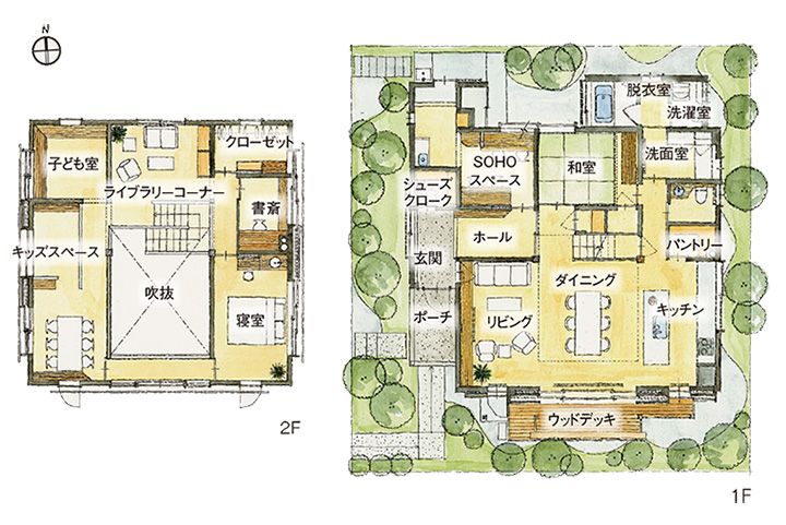 平面図 熊本県熊本市　モデルハウス　エコワークス㈱