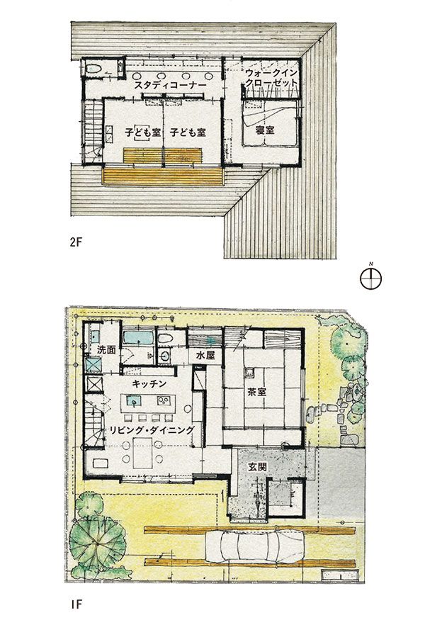 栃木県宇都宮市 注文住宅 井上建築工業　平面図