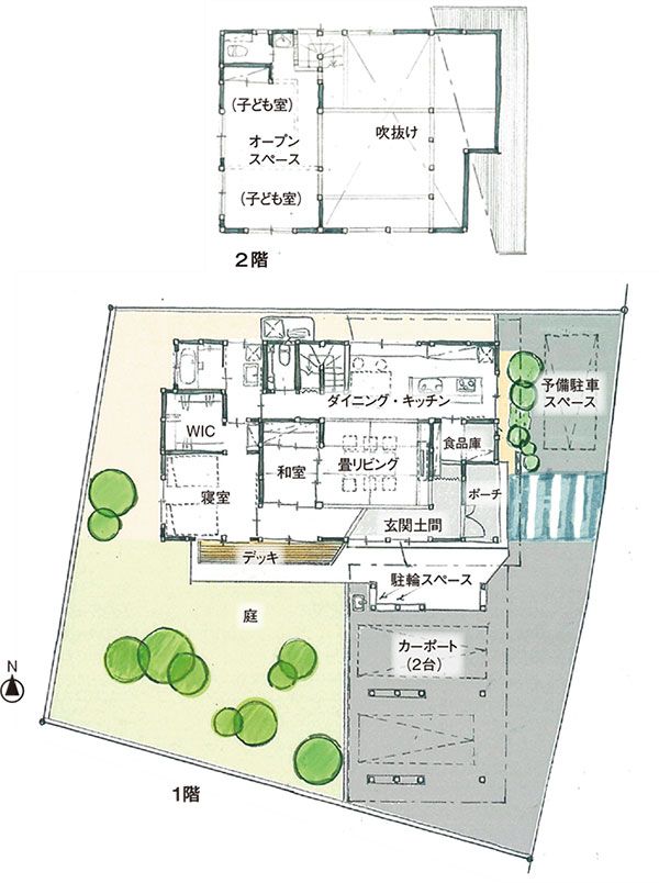 宮城県多賀城市 注文住宅 佐七建設　平面図