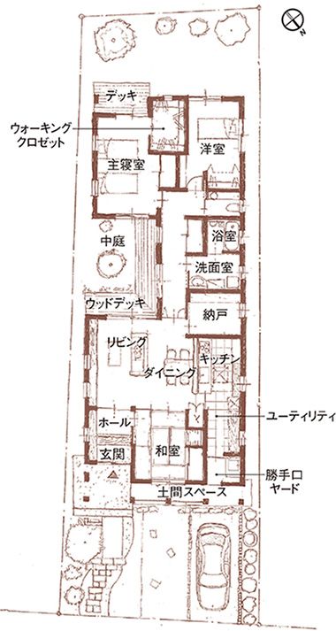 静岡県沼津市 工務店 家和楽工房　平面図