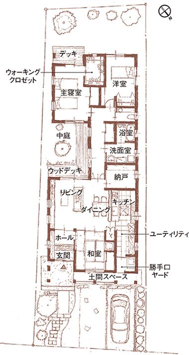 静岡県沼津市 工務店 家和楽工房　平面図