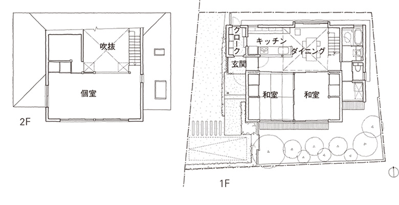 福島県郡山市 モデルハウス 増子建築工業　平面図