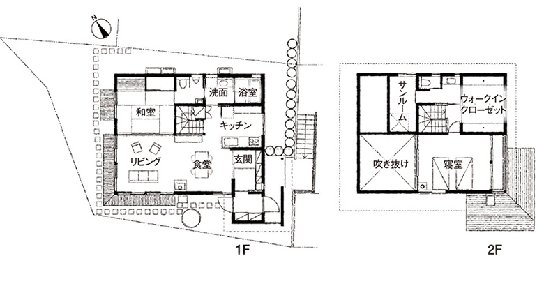 福島県郡山市 モデルハウス 増子建築工業　平面図