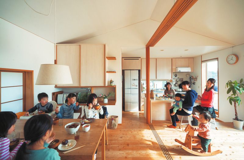 神奈川県逗子市　注文住宅　森博　我が家のキッチンは学びの場