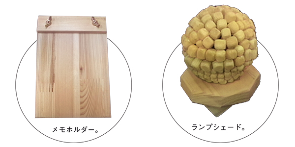 田口先生が行っている
「ものづくりフェア」で
製作する教材の例いろいろ。
