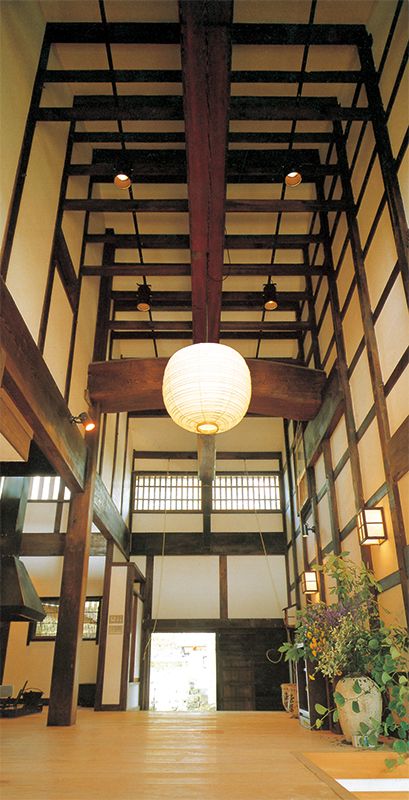 大阪の町家・山中荘に見るトオリニハの準棟纂冪。(写真=木田茂之)