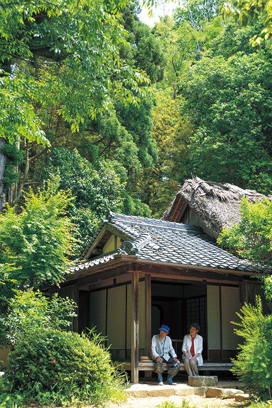 賽郭が薬草研究に没頭した桃岳庵