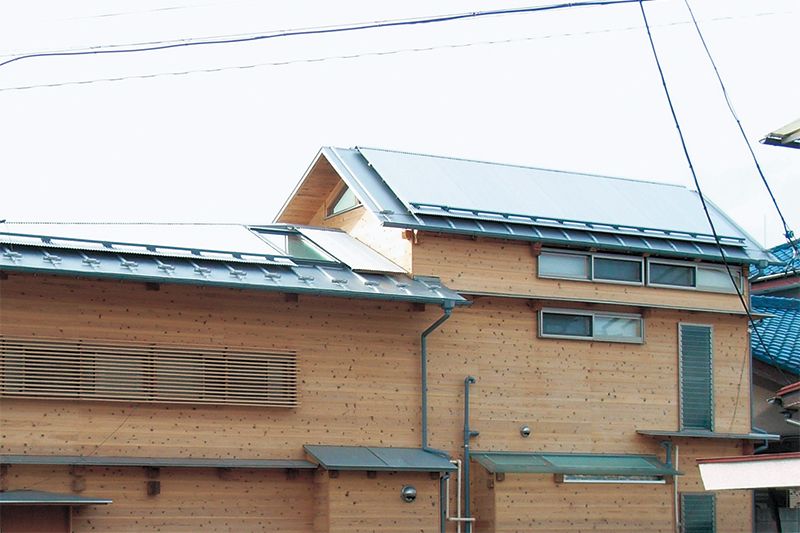 東伏見の家 置き屋根